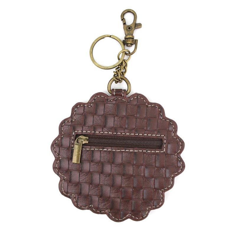 CHALA Plant Life Collection Women's Decorative Key Fob/Coin Purse Accessory (Sunflower) - Image 2